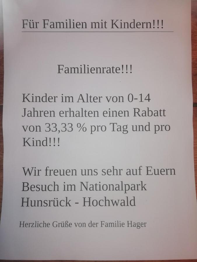 הוילה אלנבאך 4 Sterne Ferienhaus Ambiente Hager מראה חיצוני תמונה